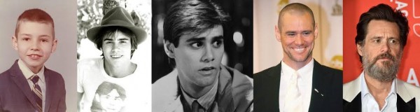 Jim Carrey gençlikten bugüne