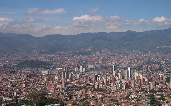 Medellin manzarası